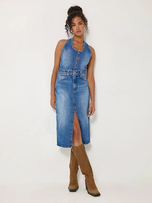 Wrangler Women's Racerback Denim Dress