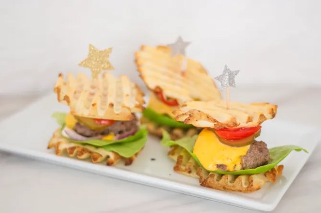 Waffle Fry Sliders