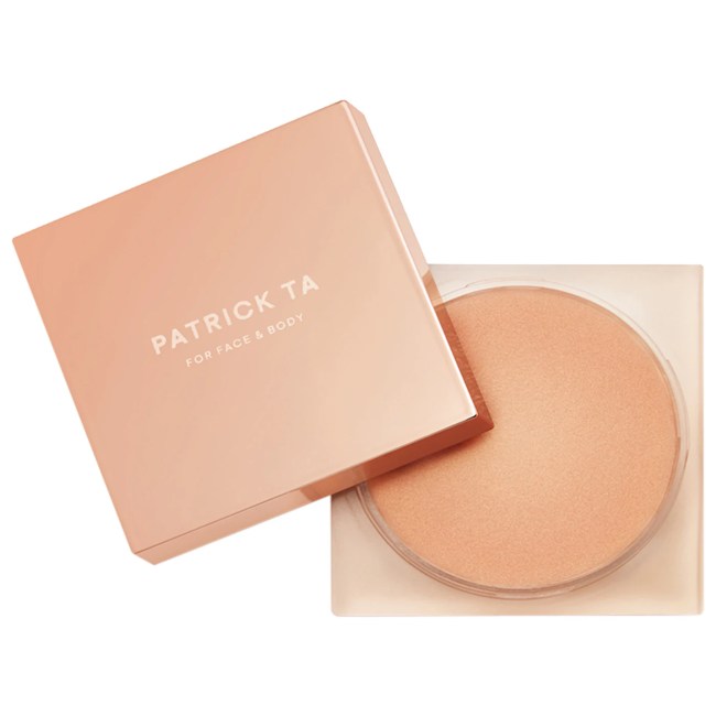 Patrick Ta Major Glow Balm in a square compact.