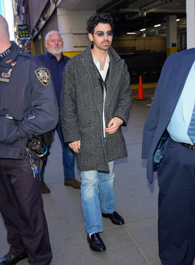 Joe Jonas is seen on March 21, 2025 in New York City.