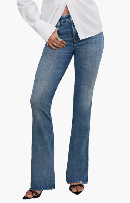 Good American Soft Tech Good Classic Bootcut Jeans