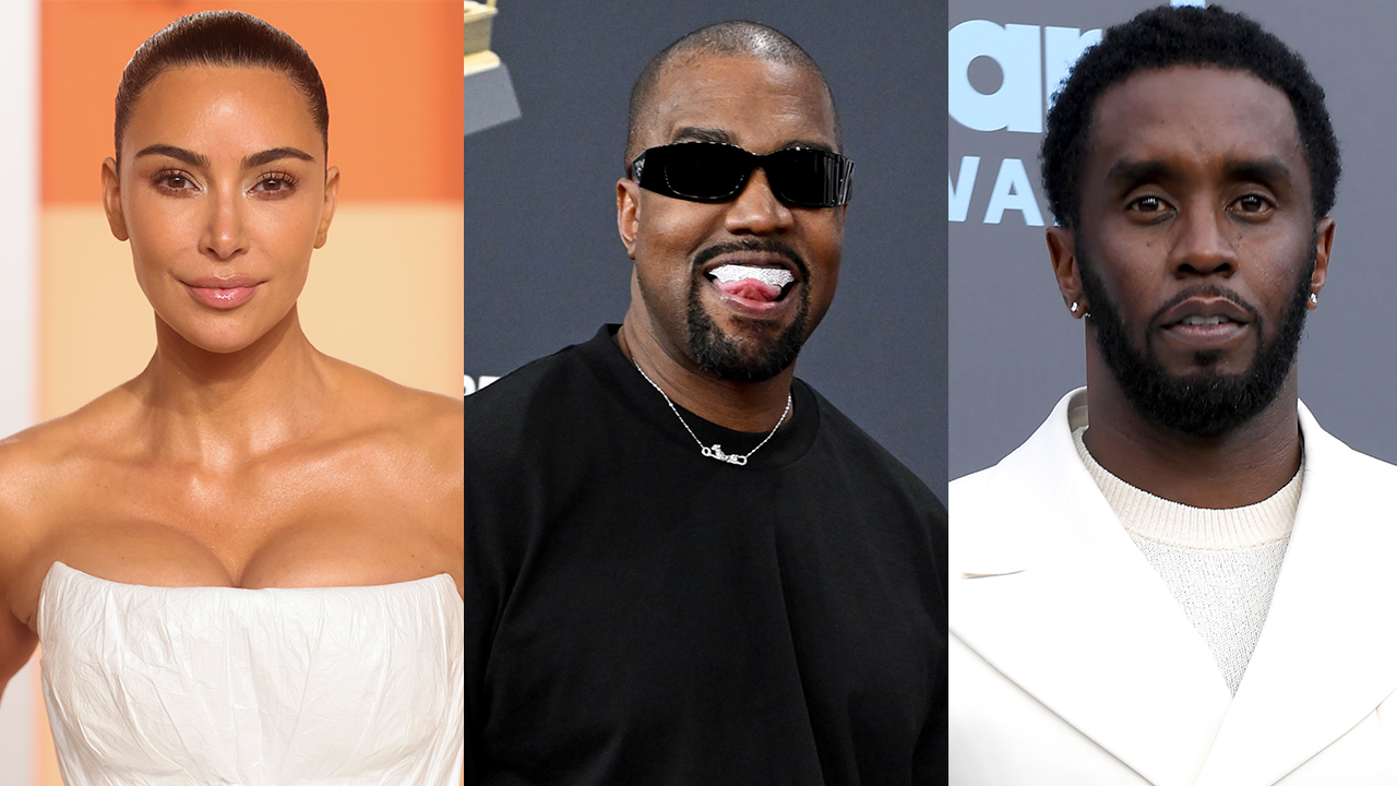 Kim Kardashian, Kanye West, Diddy