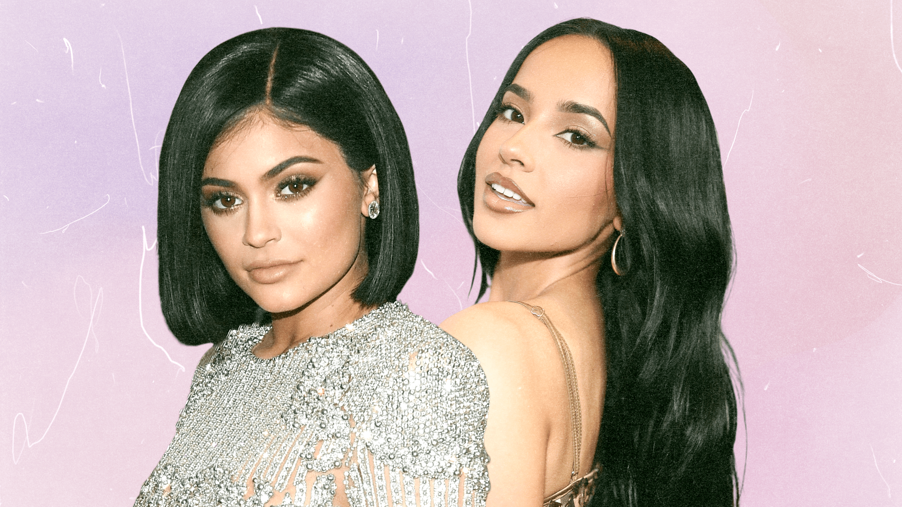 Kylie Jenner and Becky G.