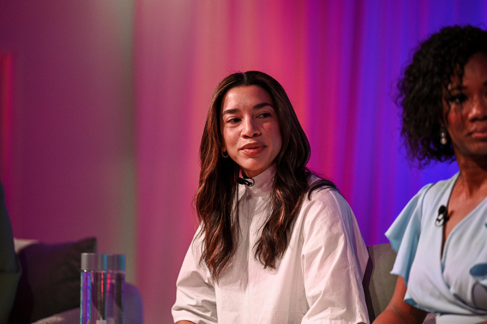 Hannah Bronfman at the SHE Media Co-Lab "Whole Life Health" at SXSW 2025 on March 08, 2025 in Austin, Texas.