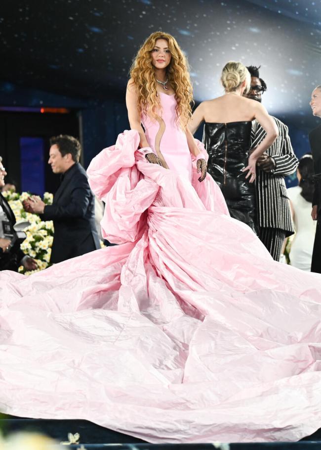 Shakira at The 2025 Met Gala Celebrating "Superfine: Tailoring Black Style" held at the Metropolitan Museum of Art on May 05, 2025 in New York, New York.