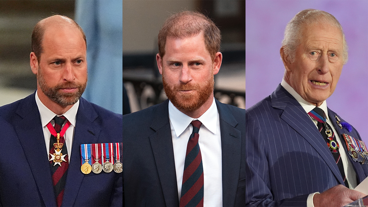 Prince William, Prince Harry, King Charles