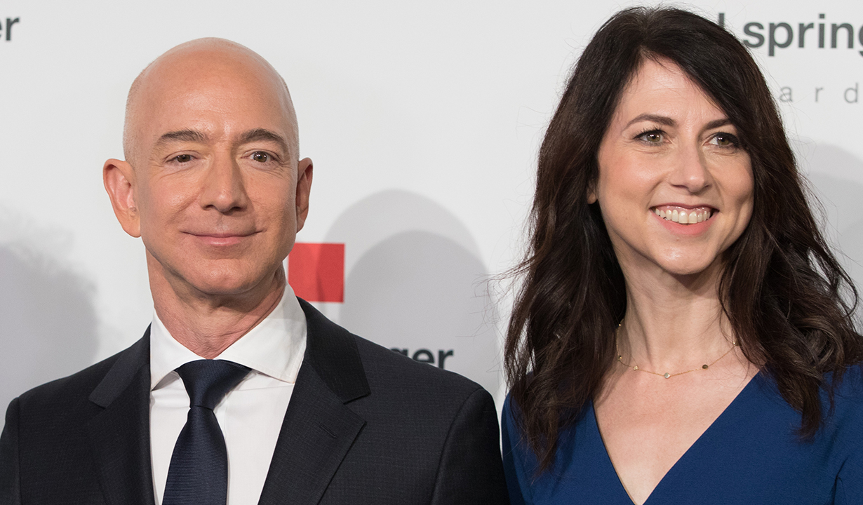 Mackenzie Scott and Jeff Bezos