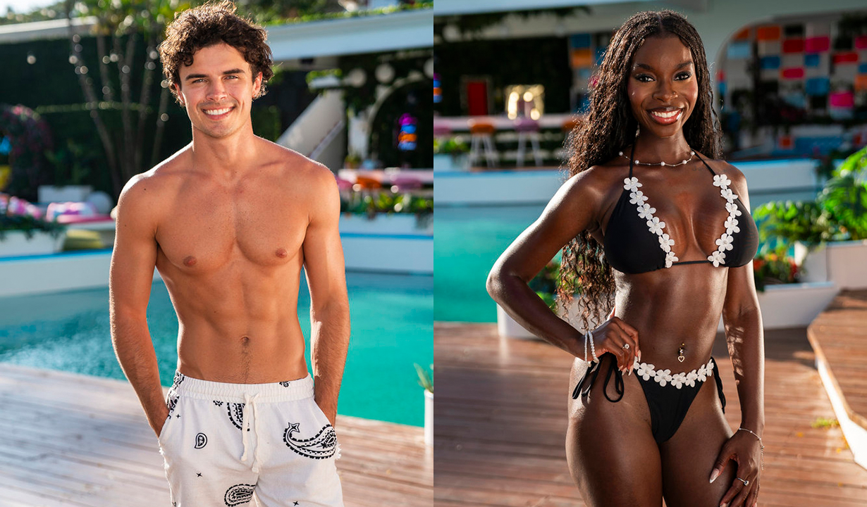 Nic & Olandria on Love Island USA