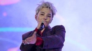 INCHEON, SOUTH KOREA - MAY 04: Kwon Ji-Yong, also known as G-Dragon of K-pop group BIGBANG, performs on stage during the LIV Golf Korea Concert with Coupang Play at Jack Nicklaus GC Korea on May 04, 2025 in Incheon, South Korea.