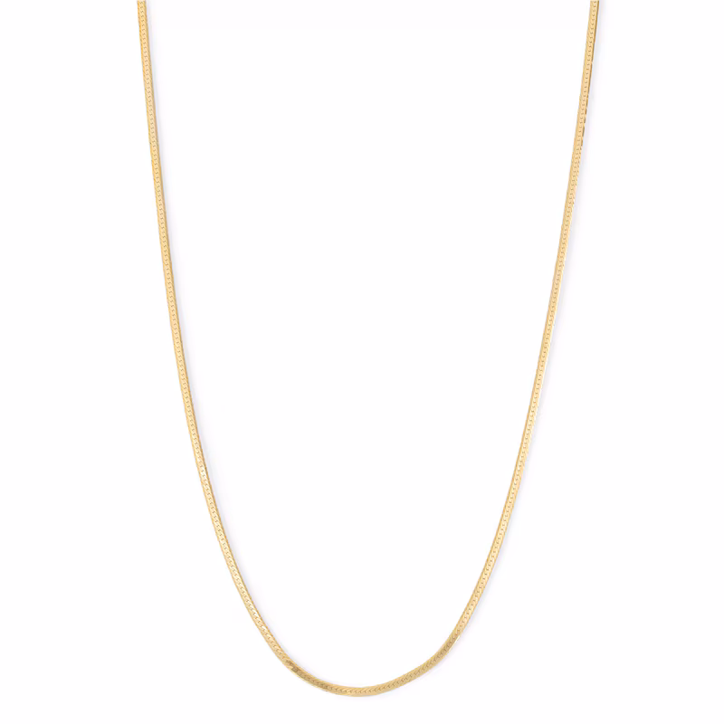 Banter 10K Solid Gold Herringbone Chain
