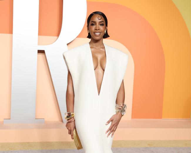 Kelly Rowland at the 2025 Vanity Fair Oscar Party Hosted By Radhika Jones held at Wallis Annenberg Center for the Performing Arts on March 02, 2025 in Beverly Hills, California.
