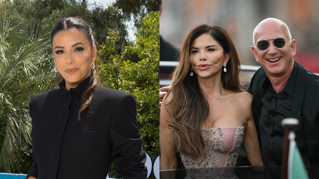 Eva Longoria, Lauren Sánchez, Jeff Bezos