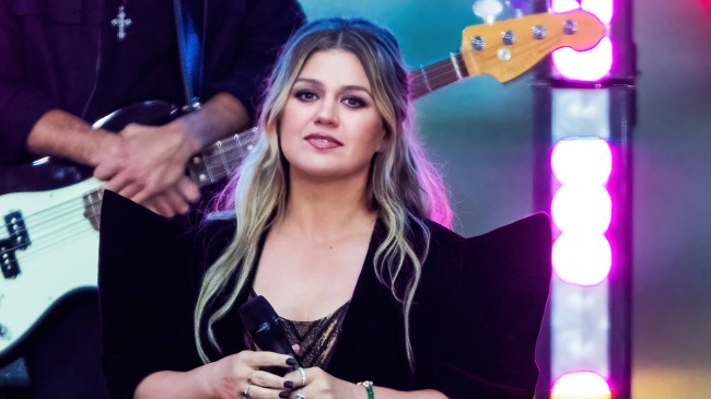 NEW YORK, NEW YORK - SEPTEMBER 22: Kelly Clarkson is seen performing during NBC's "Today" show Citi Concert Series at Rockefeller Plaza on September 22, 2023 in New York City.