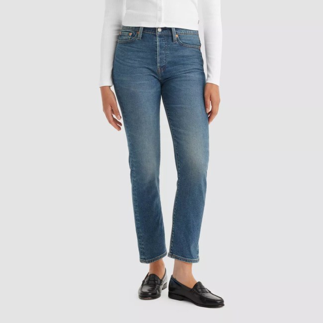 Levi's® Women's High-Rise Wedgie Straight Cropped Jeans