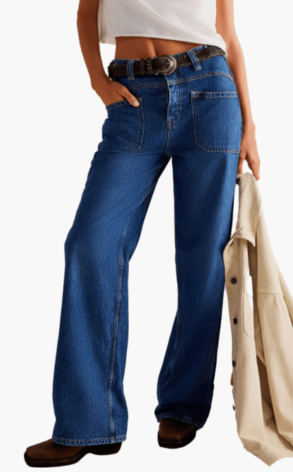 We the Free Palmer Cuffed Baggy Jeans