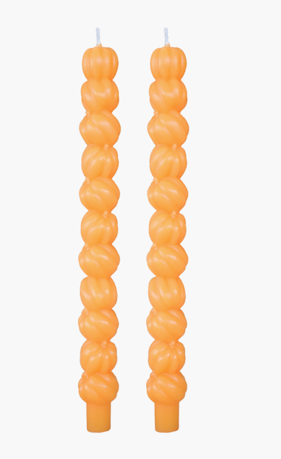 Jollity & Co. Stacking Pumpkin Taper Candle Set