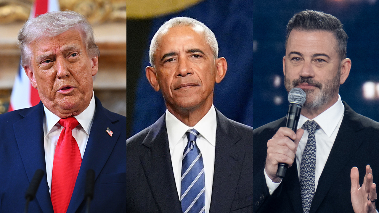 Donald Trump, Barack Obama, Jimmy Kimmel