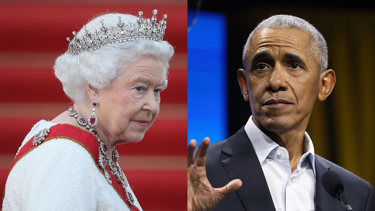 Queen Elizabeth Barack Obama