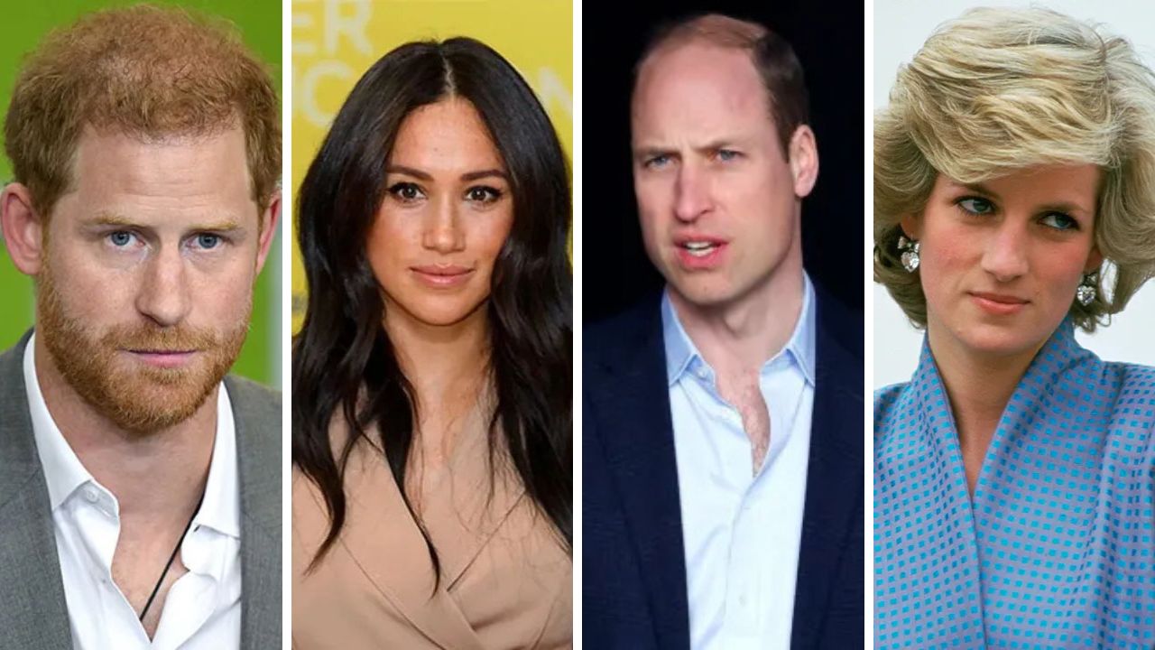 Prince Harry, Meghan Markle, Prince William, Princess Diana