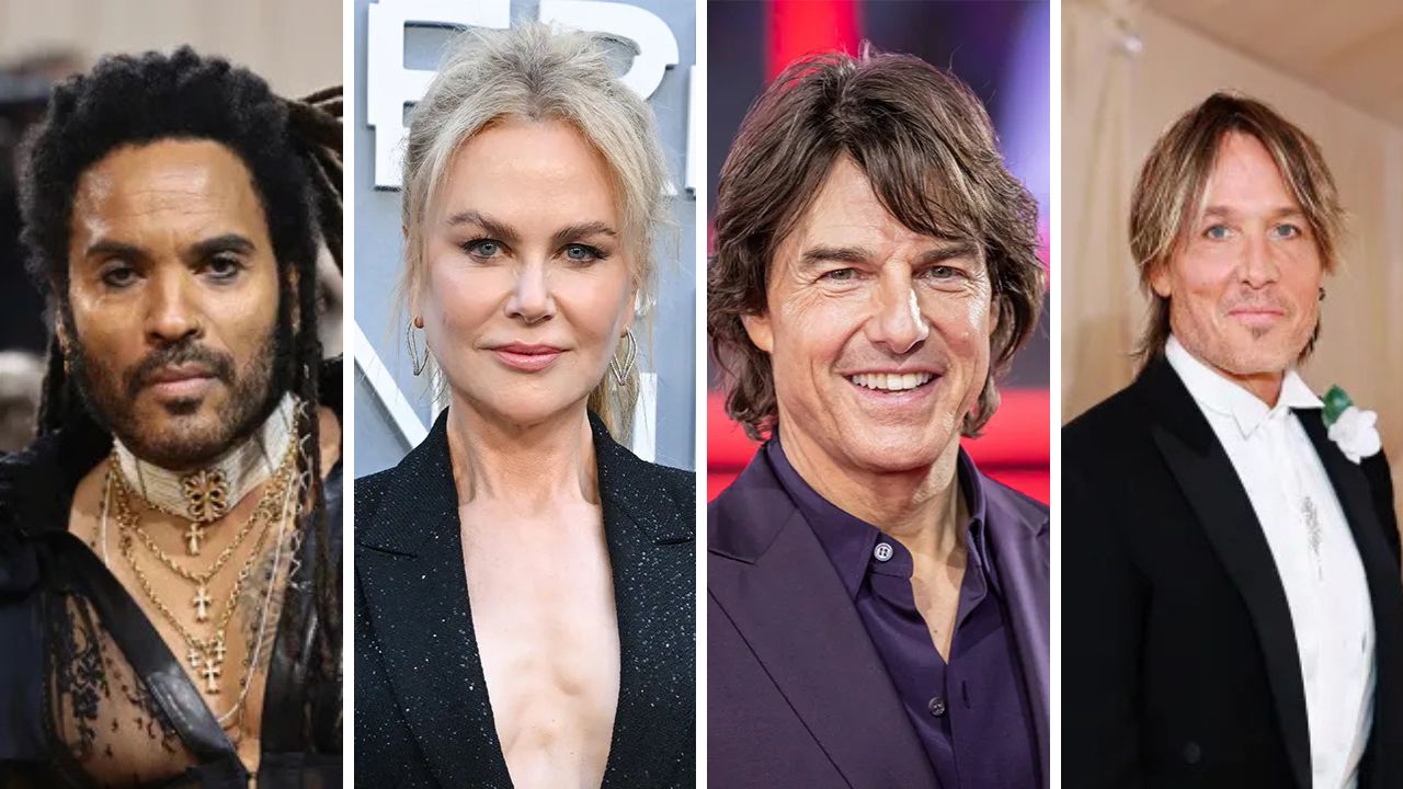 Lenny Kravitz, Nicole Kidman, Tom Cruise, Keith Urban