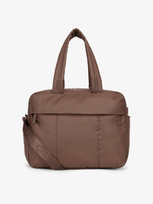 CALPAK Luka Duffel in chocolate brown