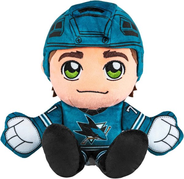 Macklin Celebrini plushie