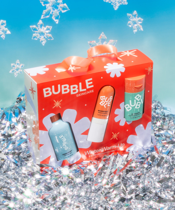 Bubble Skincare Winter Warm Up 3-Step Hydrating Routine