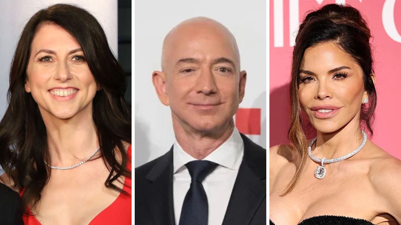 Mackenzie Scott, Jeff Bezos, Lauren Sanchez