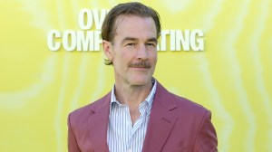 LOS ANGELES, CALIFORNIA - MAY 14: James Van Der Beek arrives at the premiere of Prime Video Series "Overcompensating" at Hollywood Palladium on May 14, 2025 in Los Angeles, California.